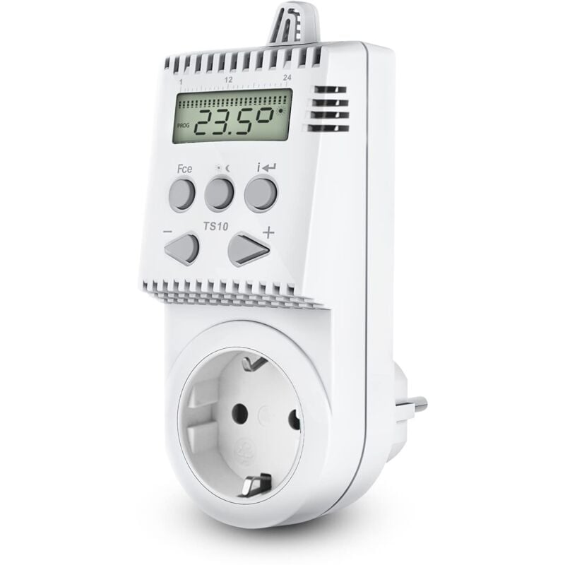 foto del prodotto termostato con presa ts10 per riscaldamento a infrarossi programmabile elektrobock
