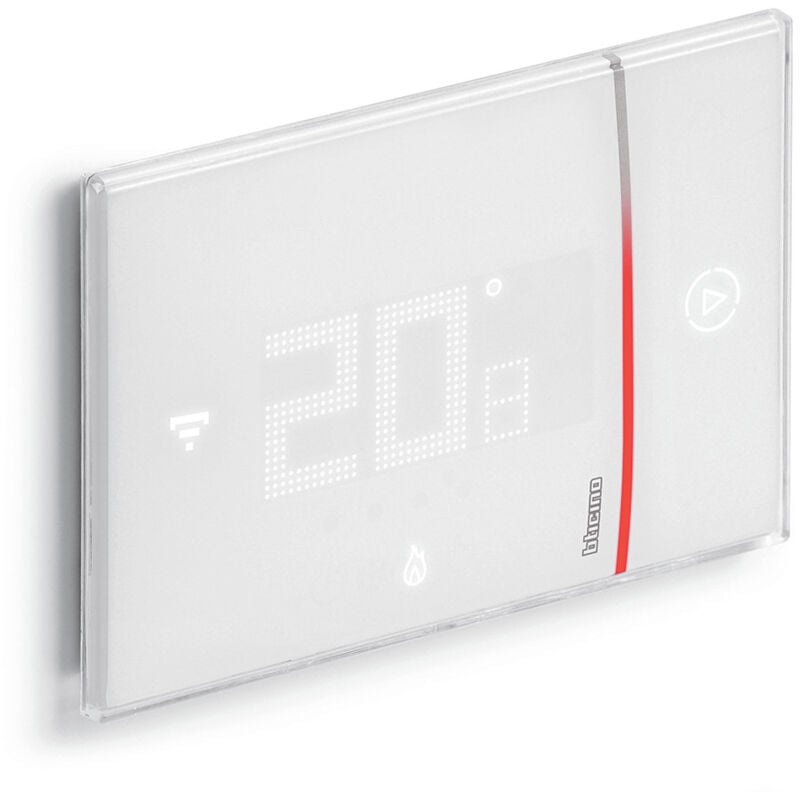 foto del prodotto termostato da incasso bticino smarther 2 , colore bianco