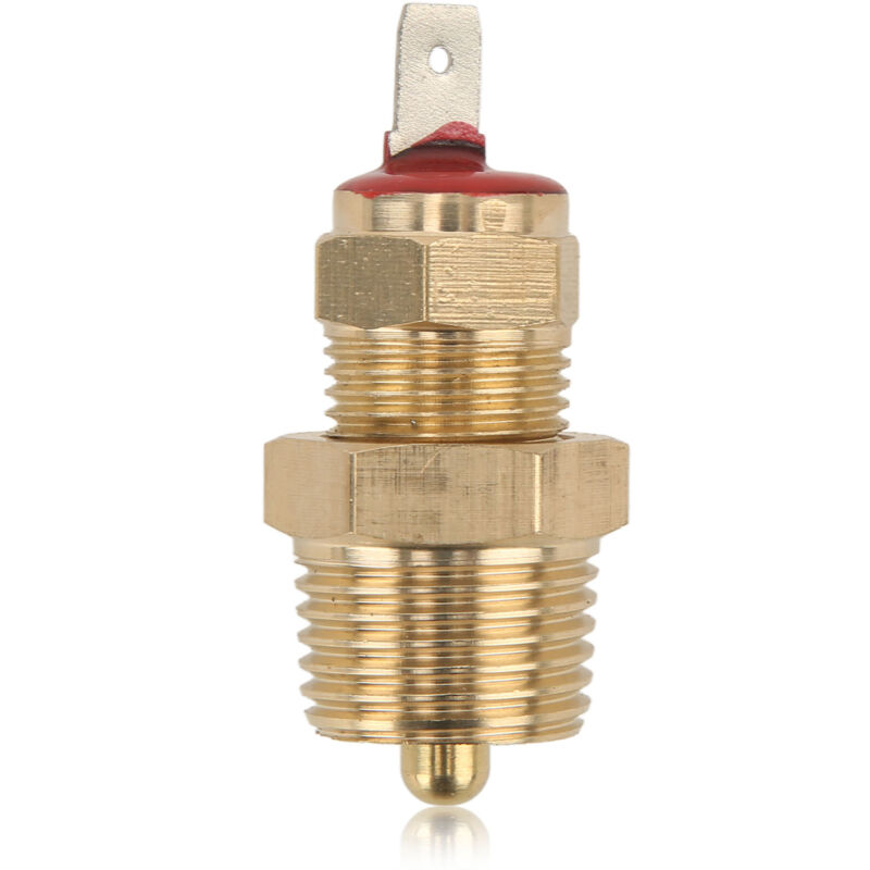 foto del prodotto termostato della ventola di raffreddamento del motore, interruttore della temperatura, filettatura npt da 3 8 pollici, 185 200 f per ventole da 10