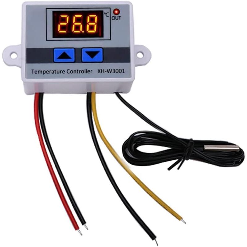 foto del prodotto termostato di raffreddamento programmabile con modulo di controllo della temperatura digitale a led 12v 10a 120w 
