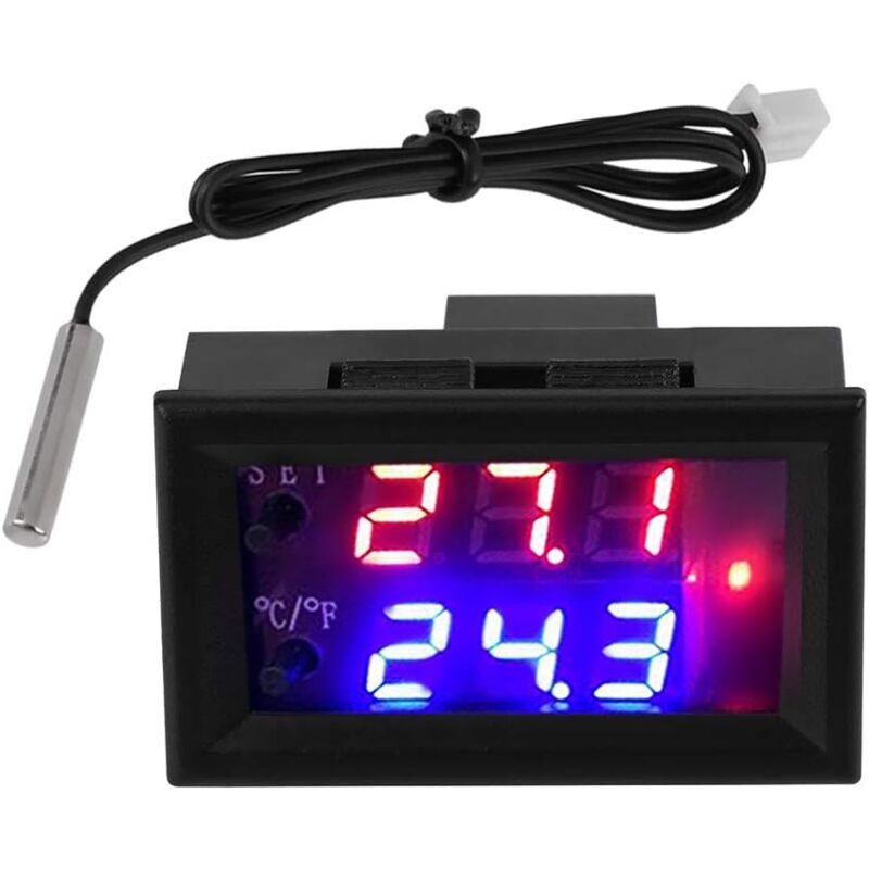 foto del prodotto termostato digitale 12v termostato versatile con sensore mns