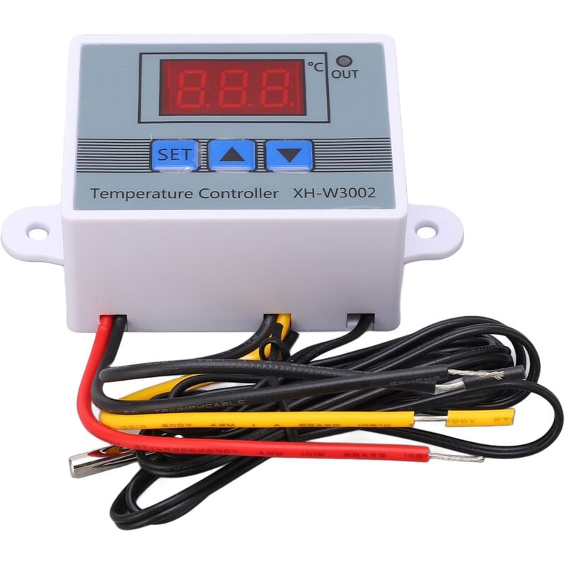 foto del prodotto termostato digitale regolatore di temperatura riscaldamento interruttore di raffreddamento con sonda impermeabile 10a 110 220v 1500w - jeffergarden