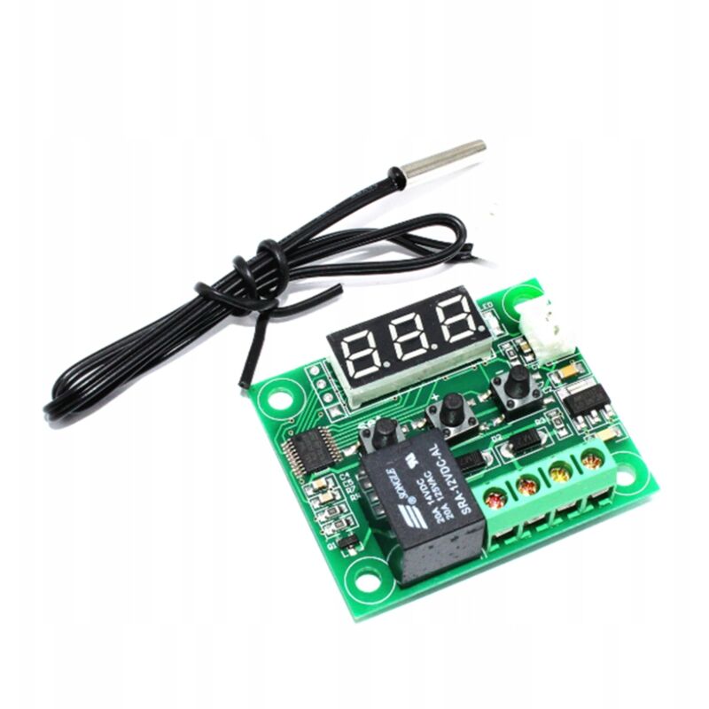 foto del prodotto termostato digitale w1209 50c 110c 12v con sonda