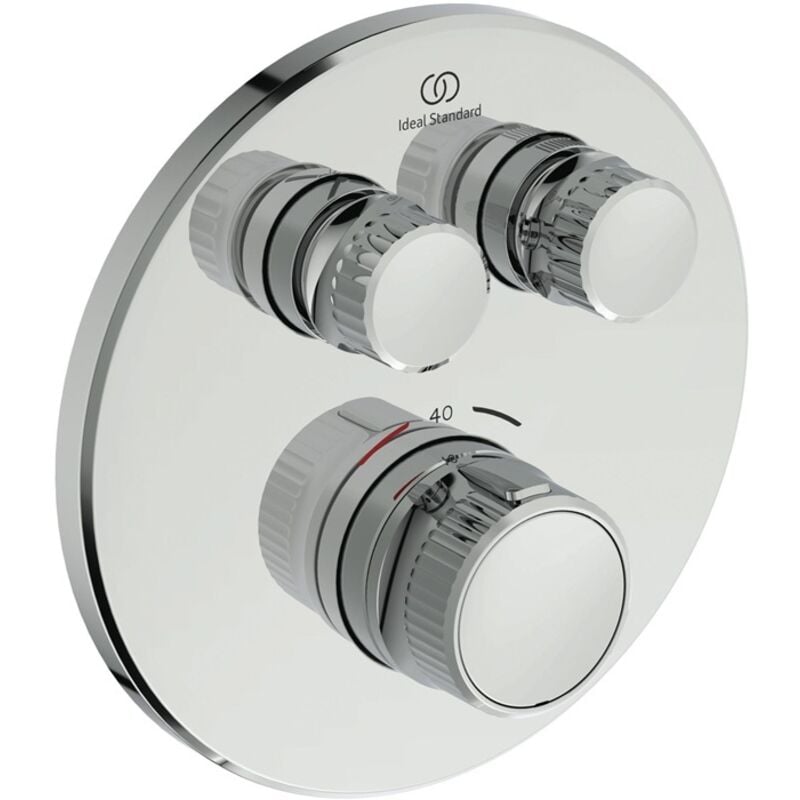 foto del prodotto termostato doccia is brausethermostat up ceratherm navigo 2 per utenti, rotondo, cromo