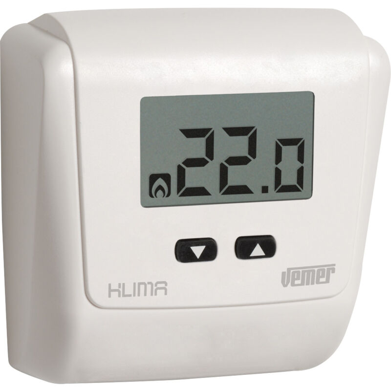 foto del prodotto termostato elettronico da parete alimentazione 230v vemer ve730800 klima lcd