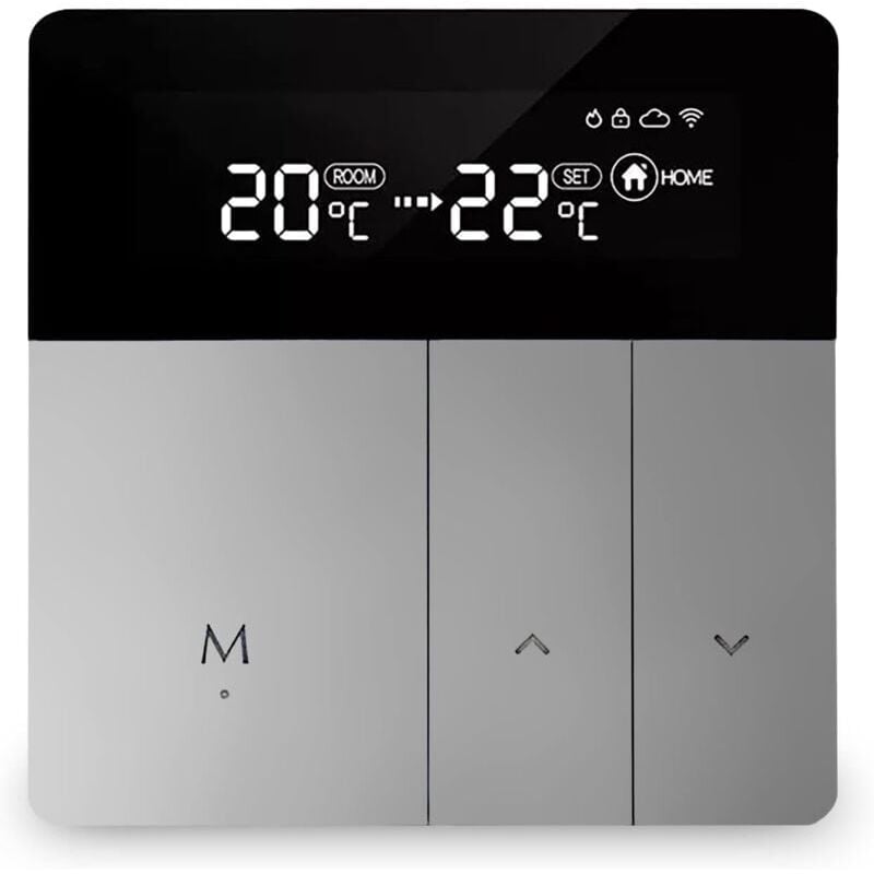 foto del prodotto termostato intelligente termostato di riscaldamento termostato ambiente termostato wifi termostato da parete intelligente per riscaldamento elettrico