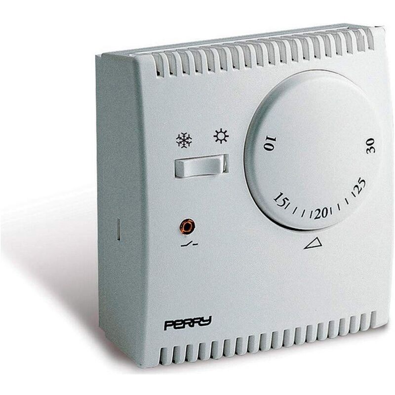 foto del prodotto termostato perry 03017 bianco analogico
