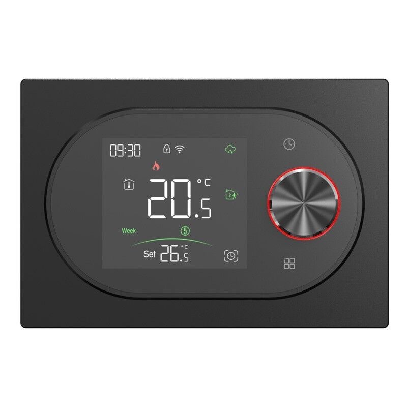 foto del prodotto termostato smart zigbee beca bht-9000gblzb expert4house edition nero