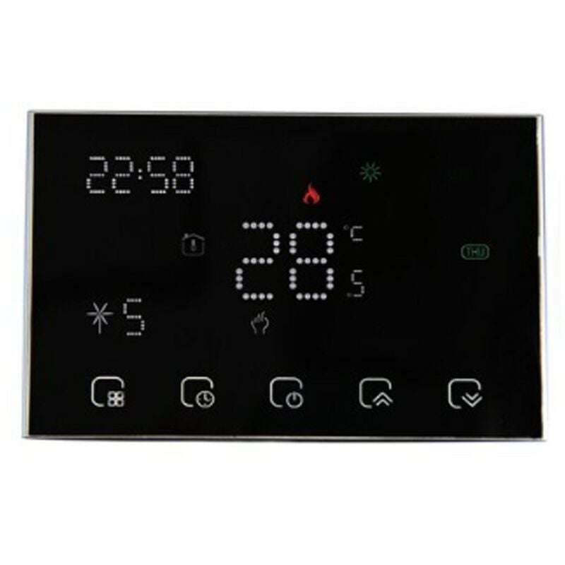 foto del prodotto termostato wifi beca a batteria bht-8000rf-gaw nero
