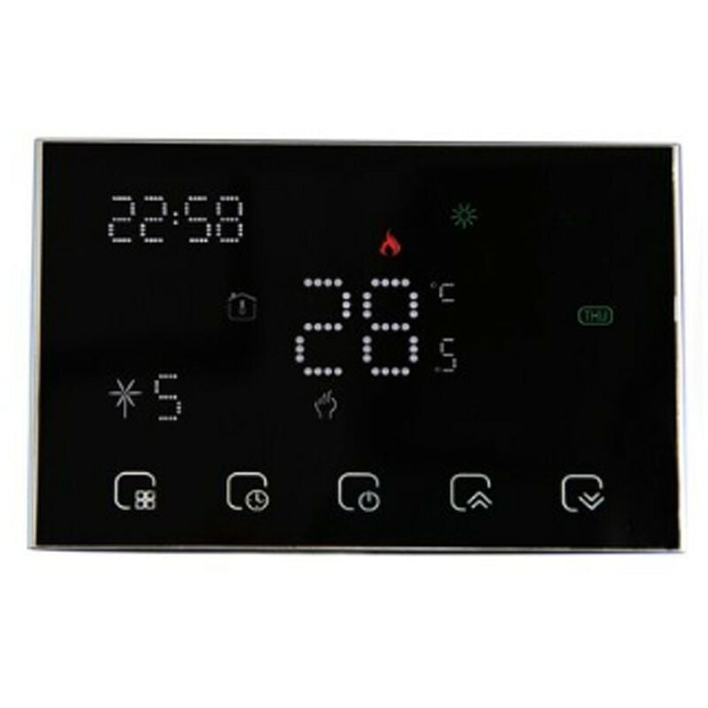 foto del prodotto termostato wifi beca a batteria bht 8000rf gbw nero