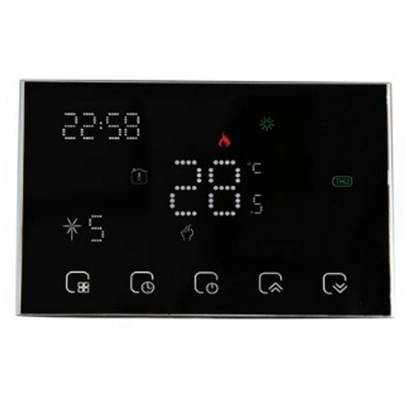 foto del prodotto termostato wifi beca a batteria bht 8000rf gcw nero