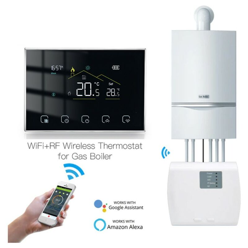 foto del prodotto termostato wifi beca a batteria bht 8000rf va gcw