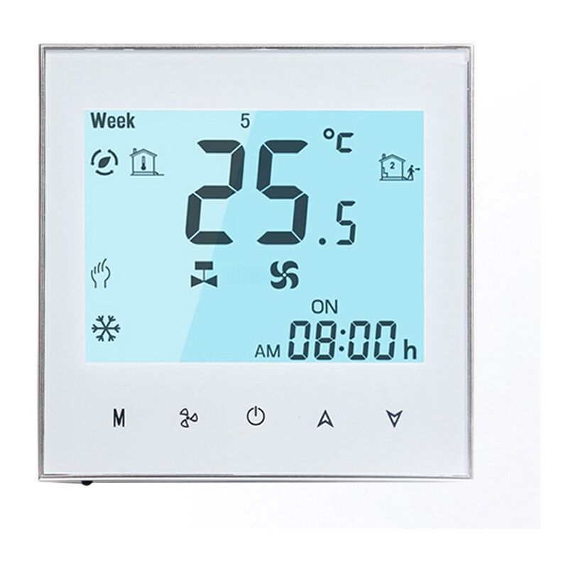foto del prodotto termostato wifi beca bac 1000alwe fan coil con sonda bianco
