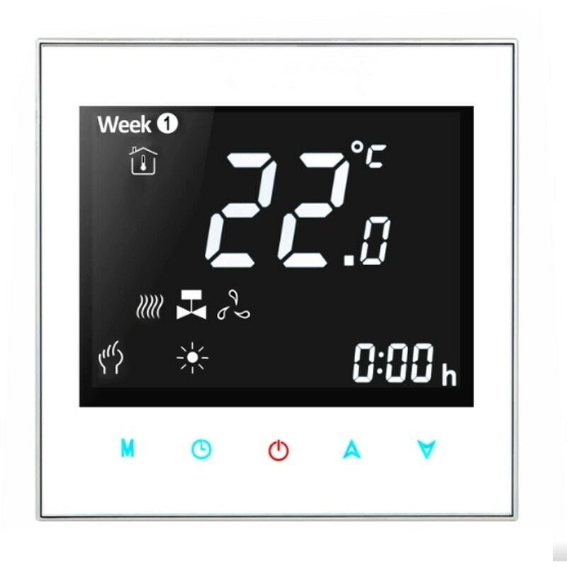 foto del prodotto termostato wifi beca bac 2000elw fan coil bianco