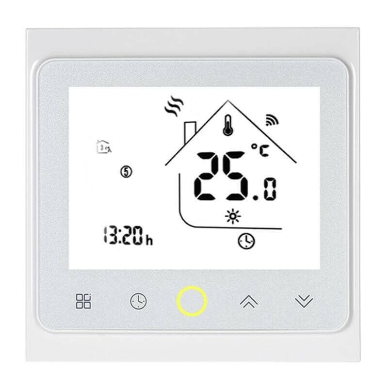 foto del prodotto termostato wifi beca bht 002gclw bianco