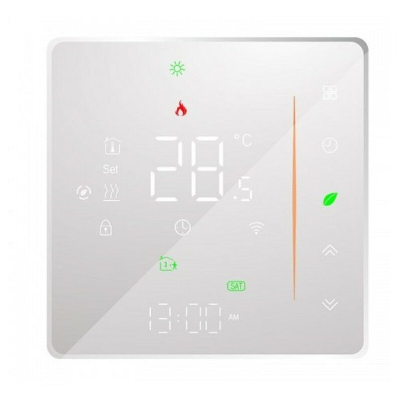 foto del prodotto termostato wifi beca bht 006gclw bianco