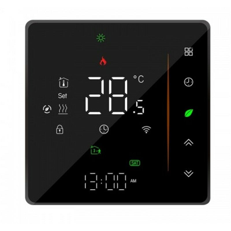 foto del prodotto termostato wifi beca bht 006gclw nero