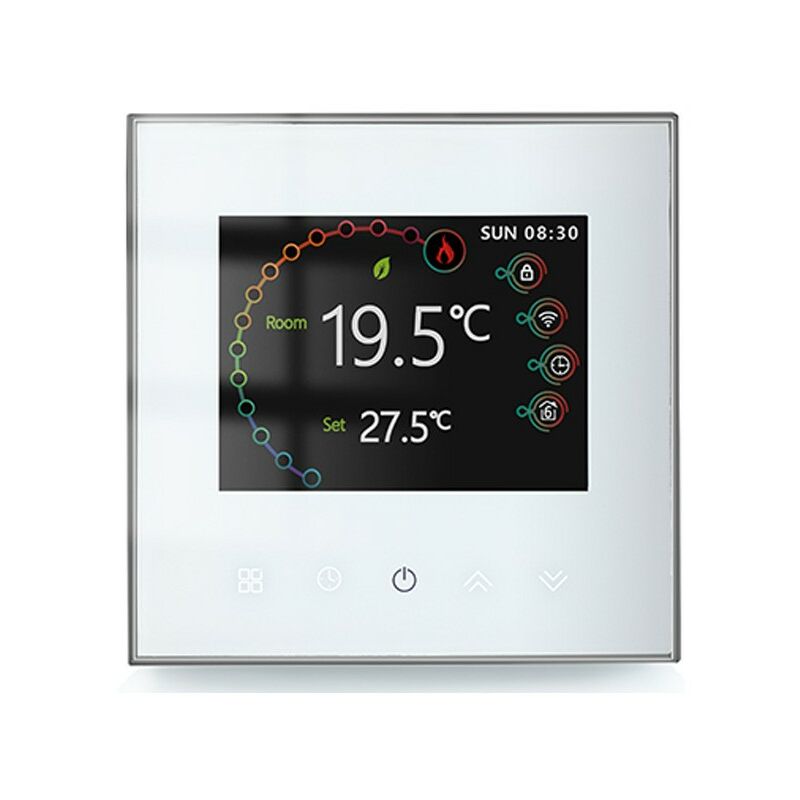 foto del prodotto termostato wifi beca bht 2002gclw bianco
