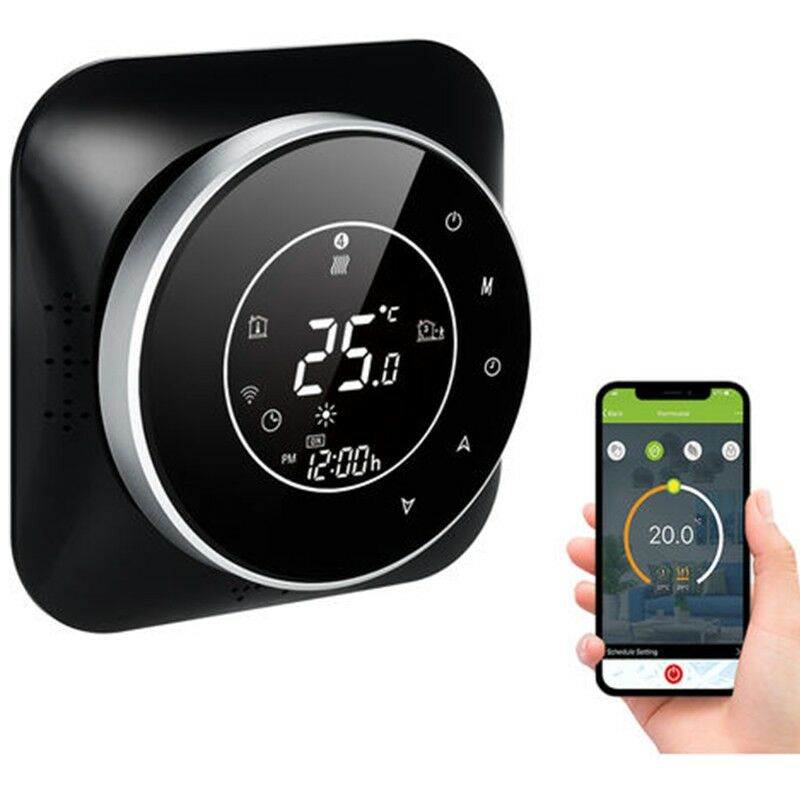 foto del prodotto termostato wifi beca bht 6000wm gclw nero