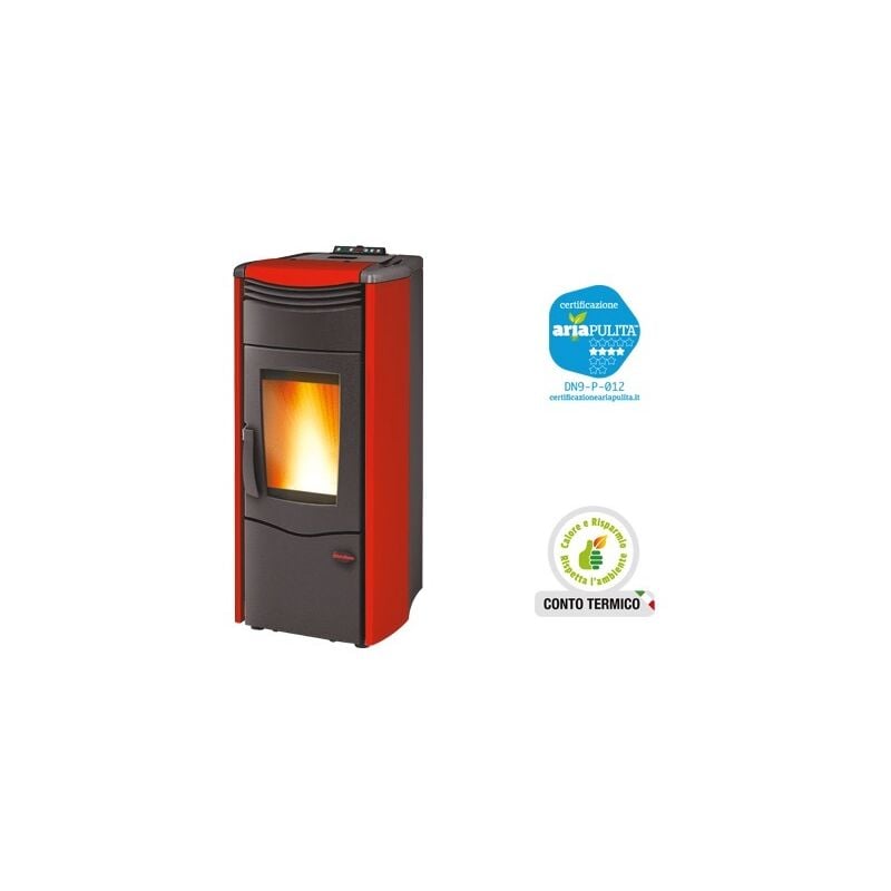 foto del prodotto termostufa stufe a pellets melinda 14 nordica extraflame potenza 14.1kw