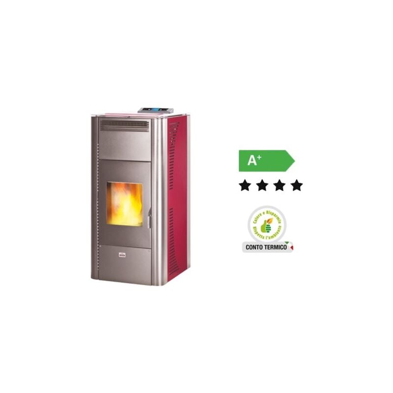 foto del prodotto termostufe a pellet a pellet queen idro 20 potenza 18,22kw cm.65x57xh127
