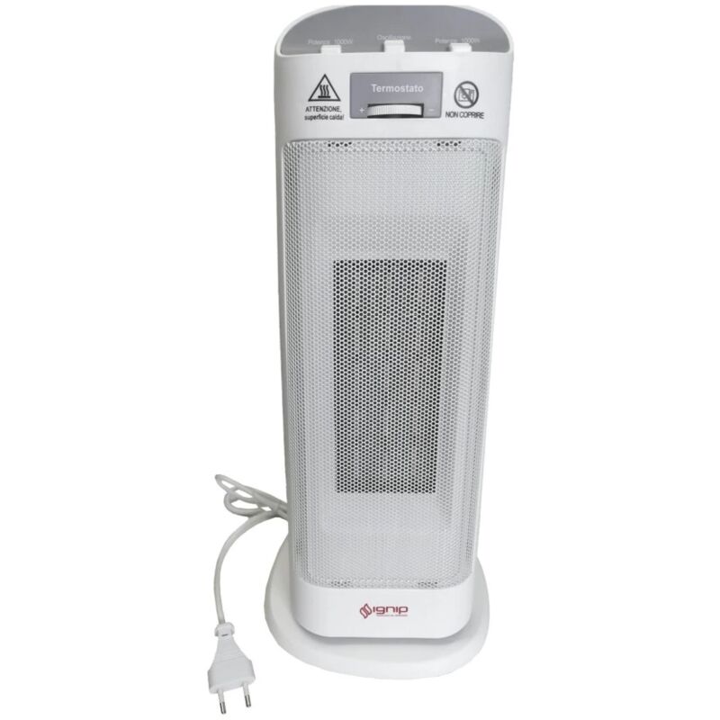 foto del prodotto termoventilatore a torretta bianco 1000 2000 w