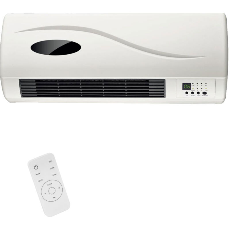 foto del prodotto termoventilatore caldobagno da parete 2000w con timer 24h onda