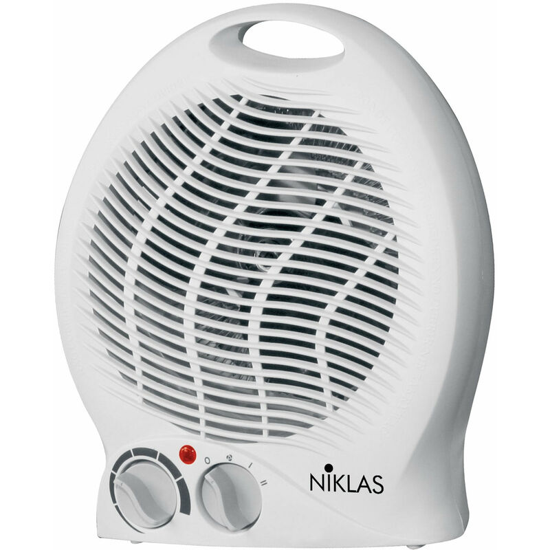 foto del prodotto termoventilatore caldobagno verticale 2000w scaldino funky niklas white