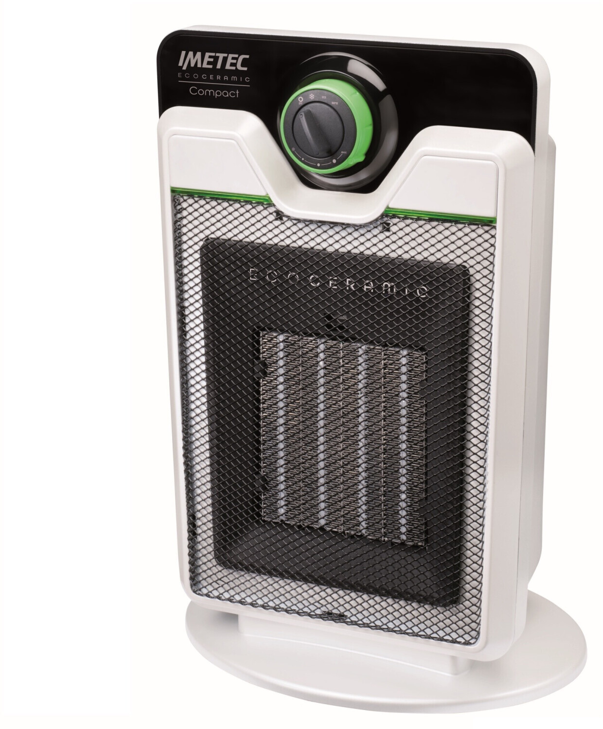 foto del prodotto termoventilatore compact eco ceramcic cfh1 100 bianco e nero 2000w 4033