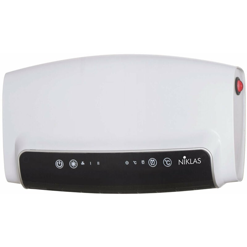 foto del prodotto termoventilatore da parete e d appoggio ptc split urban 1200w 3 potenze niklas