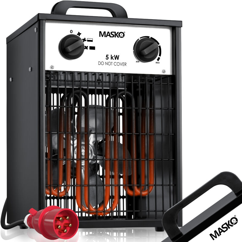 foto del prodotto termoventilatore elettrico termoventilatore da costruzione con termostato integrato termoventilatore con 3 livelli di riscaldamento termoventilatore