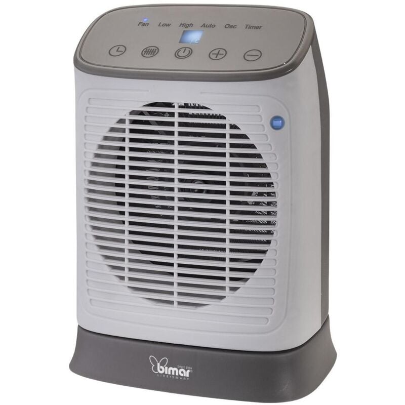 foto del prodotto termoventilatore oscillante wifi bimar 1800 2000w grigio hf210