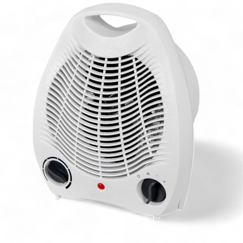 foto del prodotto termoventilatore portatile 2000w con termostato regolabile tre livelli di temperatura e aria fresca per ambienti