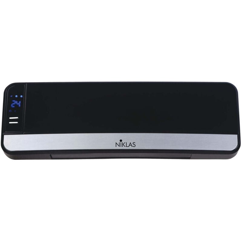 foto del prodotto termoventilatore ptc split niklas elegant bianco 2000w parete