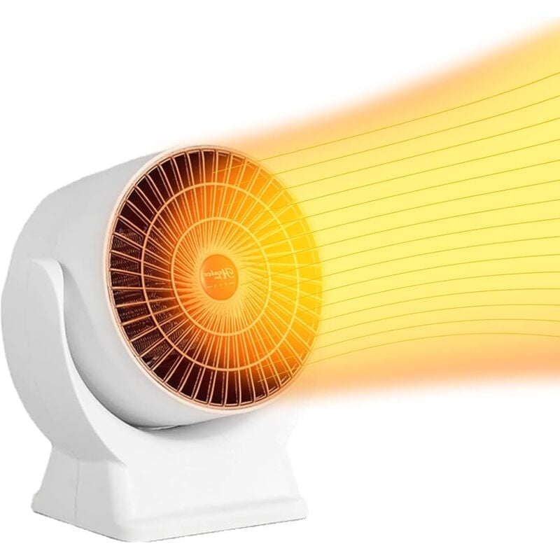 foto del prodotto termoventilatore, termoventilatore da 800 w, termoventilatore elettrico, termoventilatore, protezione da surriscaldamento e ribaltamento,