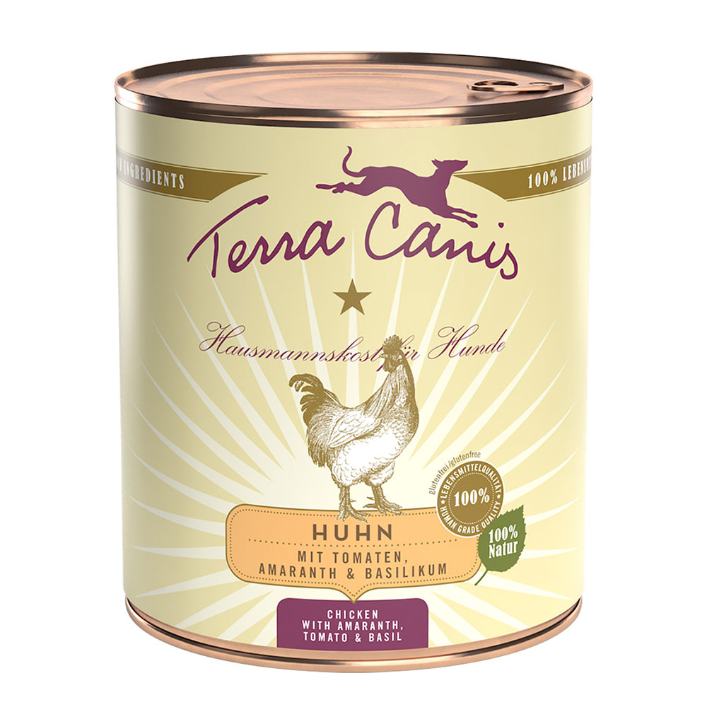 immagine 0 del prodotto terra canis 6 x 800 g pollo con pomodoro, amaranto e basilico