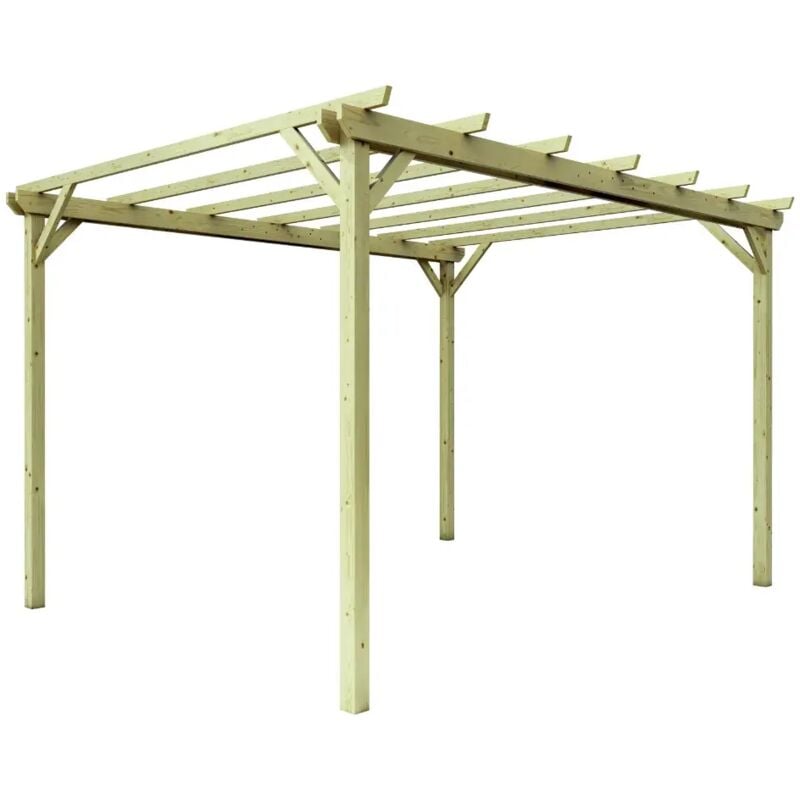 foto del prodotto terralis pergola da giardino 3x4 in legno