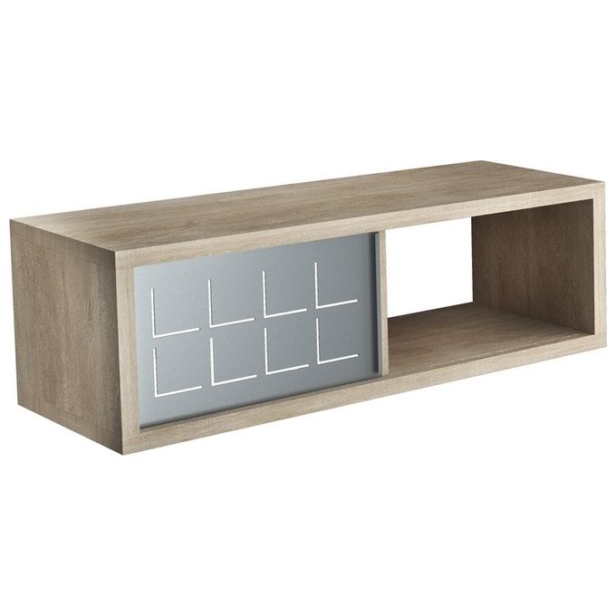 foto del prodotto terraneo mobile da parete con anta in ferro fissaggio incluso ruggine 60x25x20 made in italy