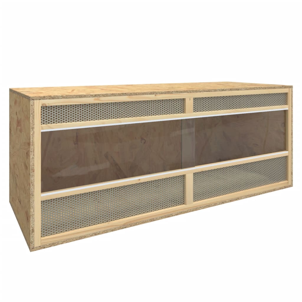 foto del prodotto terrario in legno multistrato 120x50x50 cm cod mxl 51598