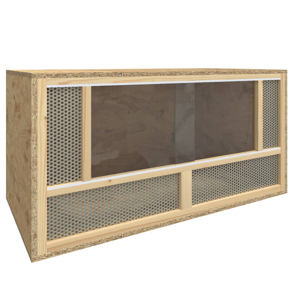 foto del prodotto terrario in legno multistrato 80x40x40 cm cod mxl 54293