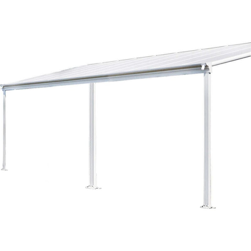 foto del prodotto terrazza sul tetto solis colore bianco, dimensioni 495 x 303 x 226 278 cm home deluxe