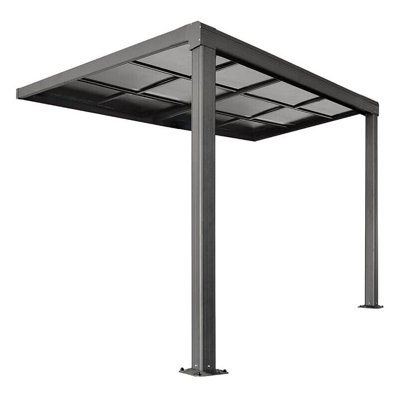foto del prodotto terrazza sul tetto solis deluxe colore grigio, dimensioni 290 x 295 x 233 272 cm home deluxe
