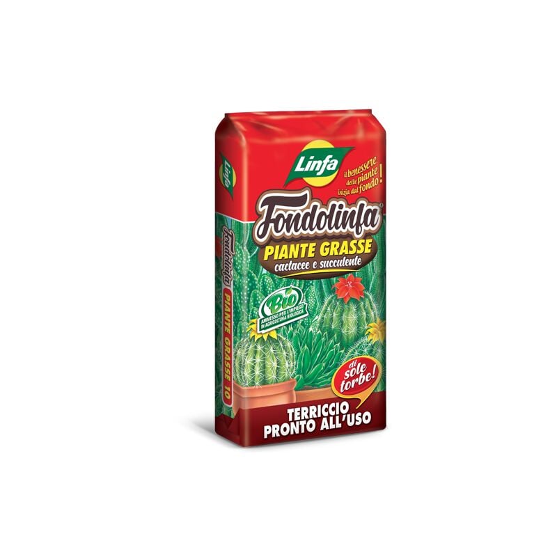 foto del prodotto terriccio linfa per piante grasse, cactacee e succulente 10 lt