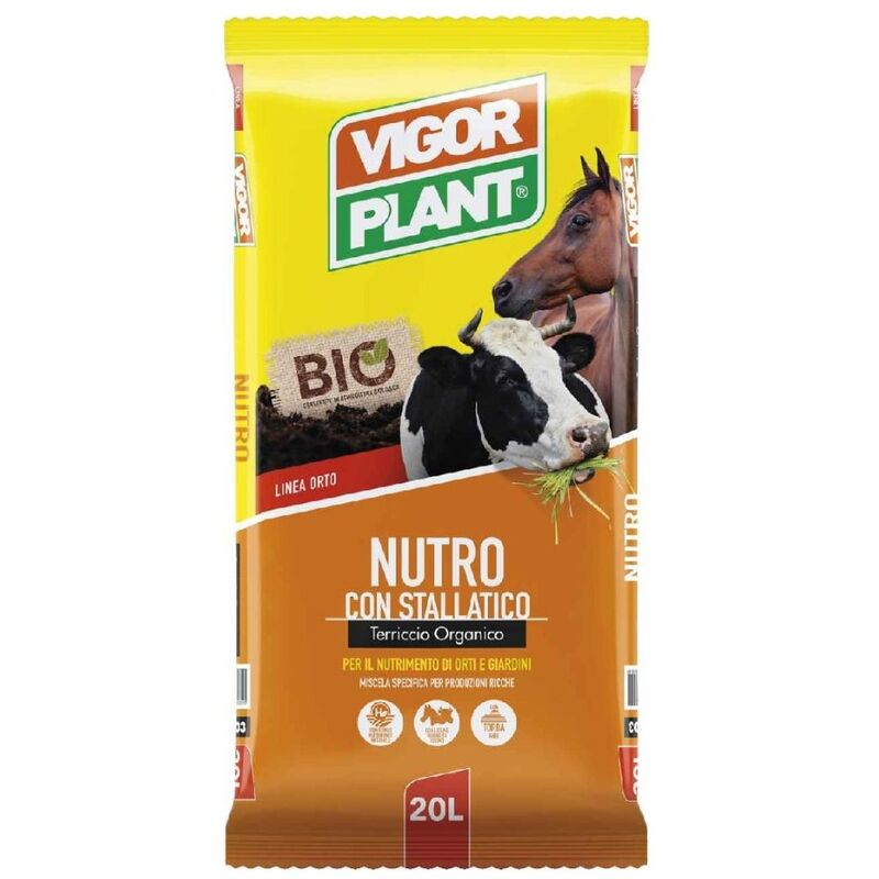 foto del prodotto terriccio nutro con stallatico 20 litri vigorplant