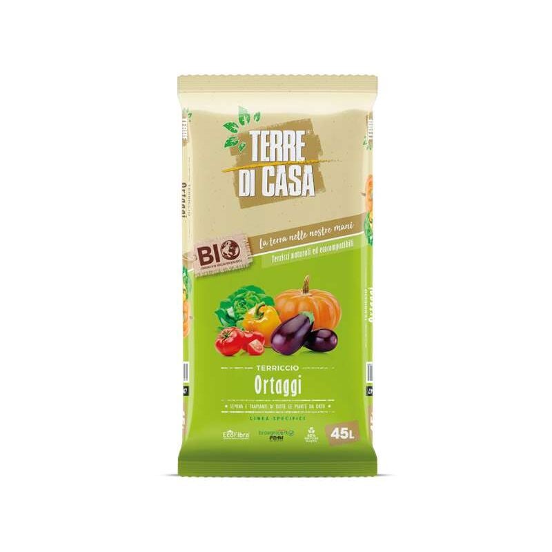 foto del prodotto terriccio ortaggi bio 45l terre di casa