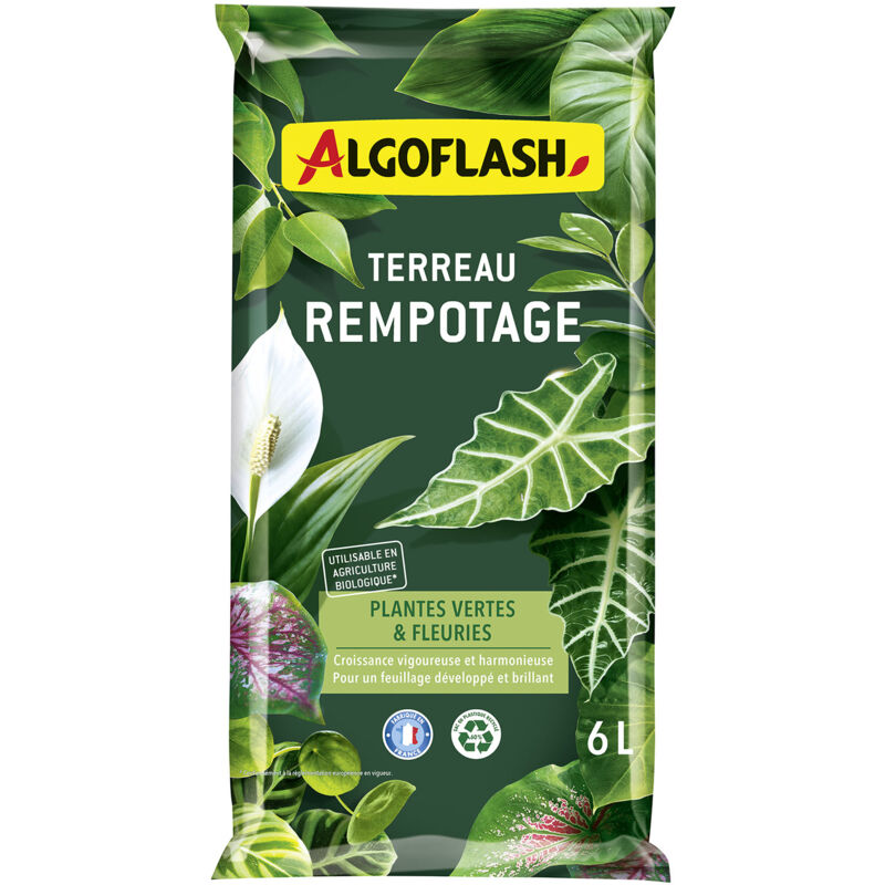 foto del prodotto terriccio per rinvaso 6 l algoflash