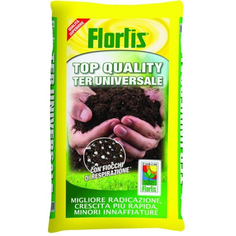 foto del prodotto terriccio universale 10 lt substrato arricchito con perlite flortis