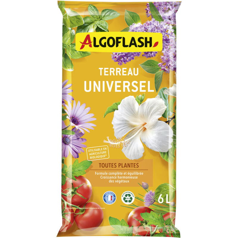 foto del prodotto terriccio universale 6 l algoflash