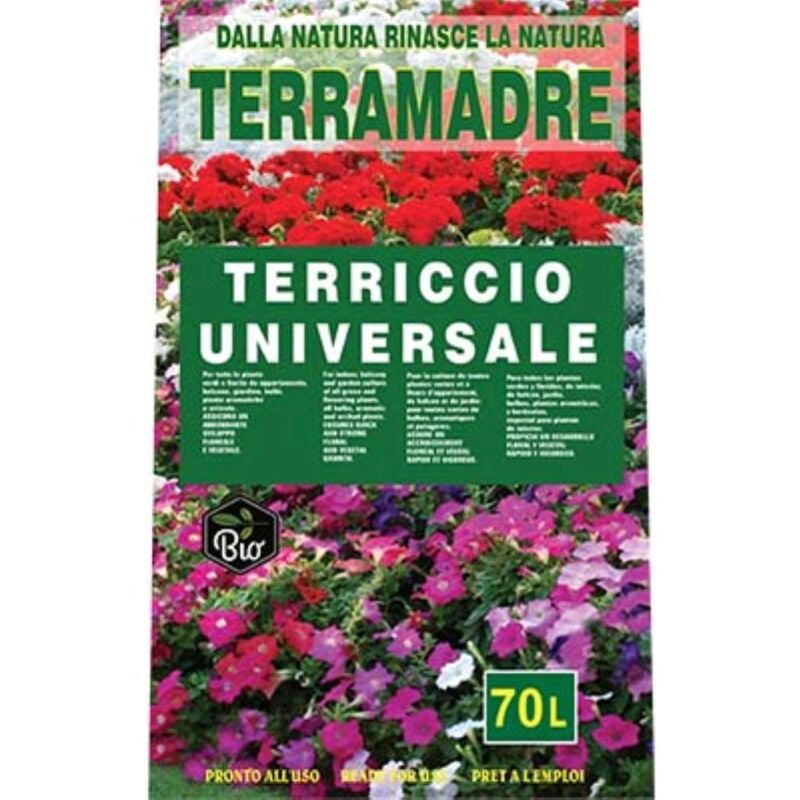 foto del prodotto terriccio universale terramadre terriflora lt 70 uni en 42 1 pz