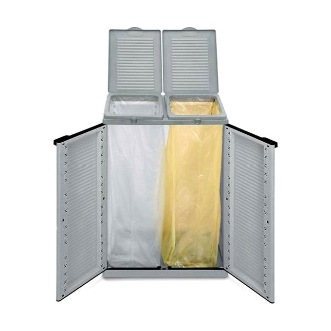 foto del prodotto terry pattumiera armadio ecoline2 per la raccolta differenziata mm.680x390x887h